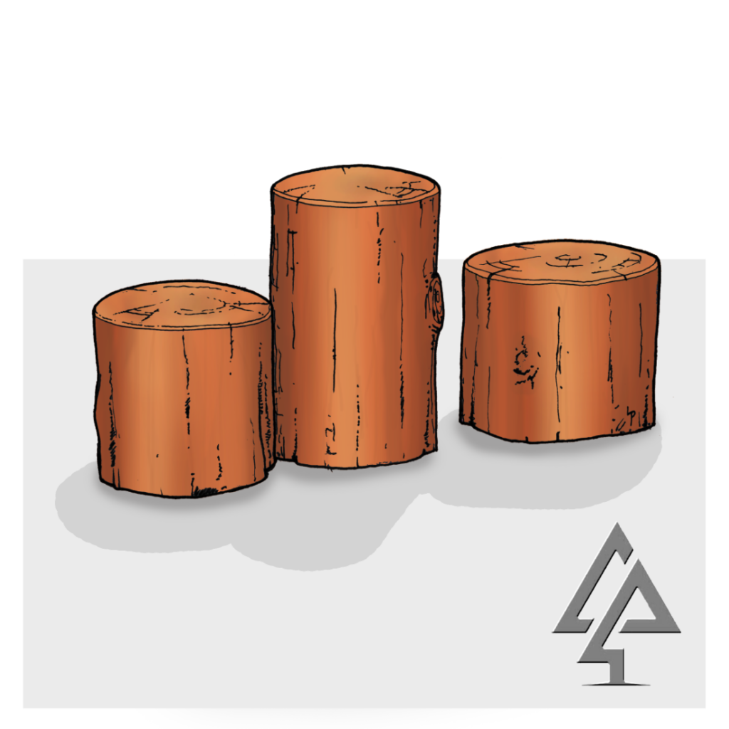 Enhance your nature play space with our classic Stepping Stumps, handcrafted from locally sourced West Australian Jarrah hardwood to create engaging balance challenges and movement opportunities.