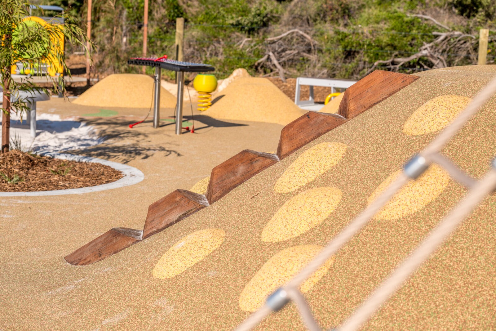 Log Steps | Connect playground levels naturally with our Log Steps. Providing both climbing challenges, stepped access and creating engaging pathways through your play space | VRI