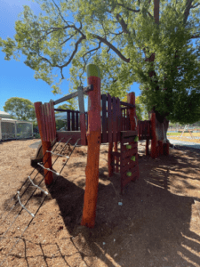 Experience endless adventure with our Loaded Cubby, featuring multiple climbing challenges, thrilling descents, and customisable colour elements crafted West Australian Jarrah.