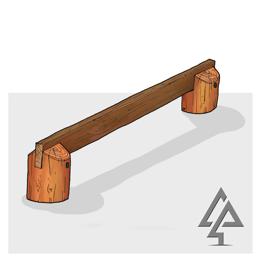 Challenge balance and coordination with our Balance Beam Narrow, handcrafted from locally sourced West Australian Jarrah hardwood. Perfect for custom pathway configurations.