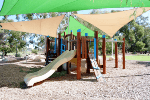 Experience our Burrendah Fort, featuring climbing challenges, monkey bars, and customisable slides. Crafted from sustainable WA Jarrah for lasting adventure play.