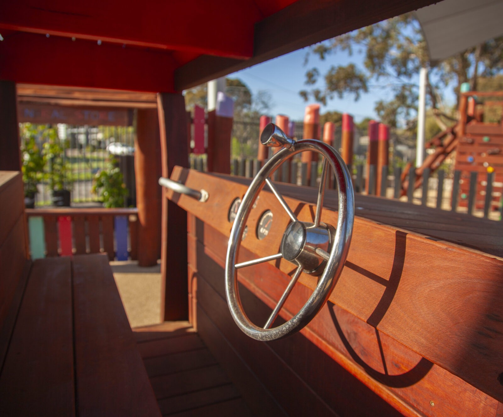 Loaded Fruit Truck | Experience feature-packed fun with the Loaded Fruit Truck, boasting colourful stacked crate climbers, nets, slide, log steps, and a unique under-tray tunnel. | VRI