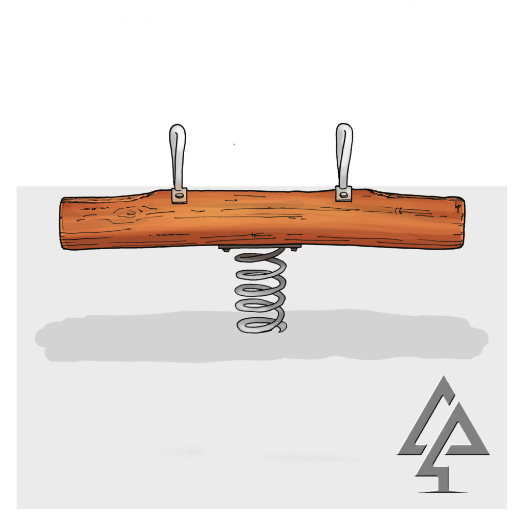 Engage young children with our compact Mini See-Saw Rocker, crafted from West Australian Jarrah hardwood to provide safe, dynamic movement experiences for early learners.