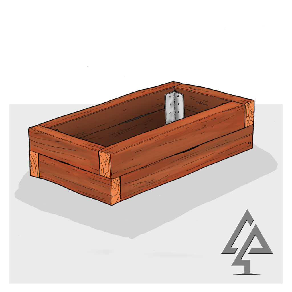 Planting Box | Nurture young gardeners with our robust Planting Box, featuring heavy-duty Jarrah sleeper construction for versatile sensory and educational play experiences. | VRI