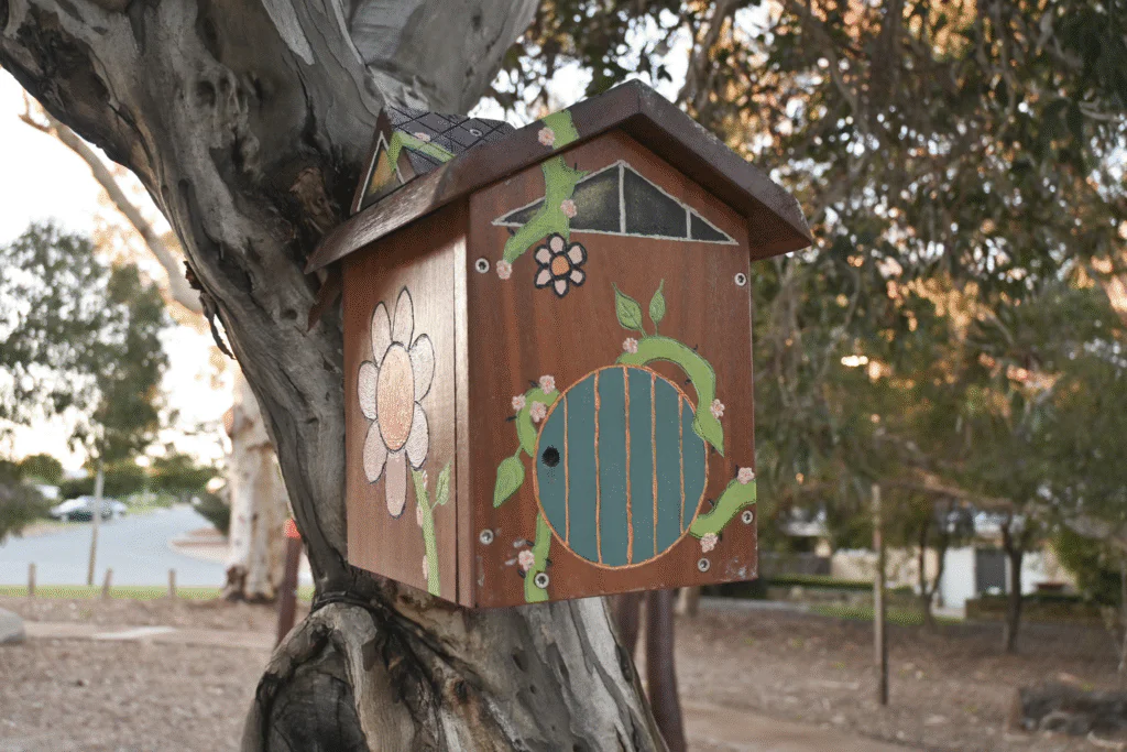 Fairy Homes | Spark imagination with our enchanting Fairy Homes, handcrafted from West Australian Jarrah hardwood to create magical play areas that inspire storytelling and creative play. | VRI
