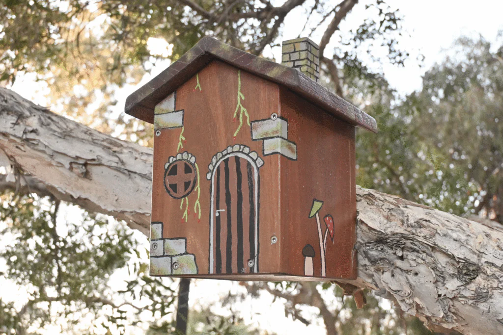 Fairy Homes | Spark imagination with our enchanting Fairy Homes, handcrafted from West Australian Jarrah hardwood to create magical play areas that inspire storytelling and creative play. | VRI