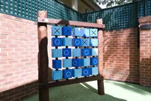 5 x 5 Naughts and Crosses activity panel (705-FXT) at The Bayswater Hotel pub playground, Bayswater WA