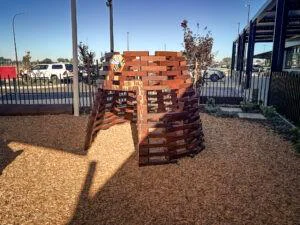 Beehive (Large) play structure (331-BEE) at Vasse Village by Bunbury Farmers Market, Bunbury WA — Van Ryt Industries