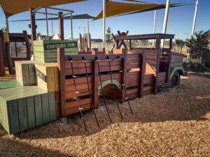 Loaded Fruit Truck with Slide (509-LFT) at Vasse Village by Bunbury Farmers Market, Bunbury WA — Van Ryt Industries
