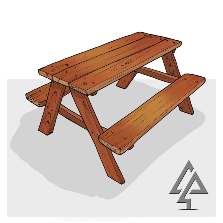 Junior Picnic Setting | Create the perfect spot for snack time and creative play with our Junior Picnic Setting, handcrafted from durable WA Jarrah hardwood sleepers for lasting outdoor fun. | VRI